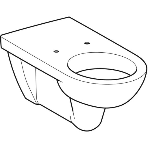 Geberit Vertriebs - Tiefspül-WC RENOVA NR. 1 COMFORT 6 l, wandhängend weiß(Alpin)