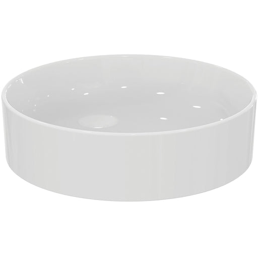 Ideal Standard - Schale CONCA, o.Hl., o.Ül., rund, 450x450x110mm, Weiß mit IdealPlus