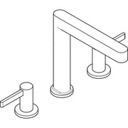 Hansgrohe - 3-Loch Waschtischarmatur 160 FINORIS mit Push-Open Ablaufgarnitur chrom