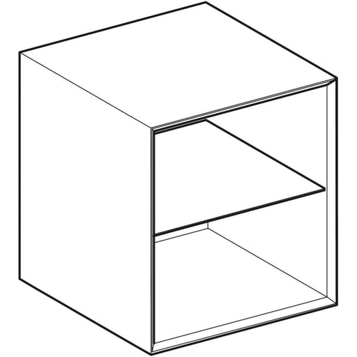 Geberit Vertriebs - ONE Seitenelement 60x3x47cm, Nussbaum hickory