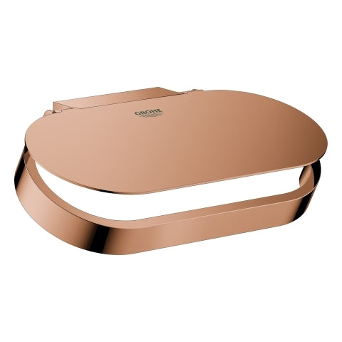 Grohe - WC-Papierhalter SELECTION 41069 mit Deckel warm sunset