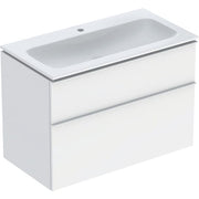 Geberit Vertriebs - iCon Set MWT m. US, 2 Schubl. 90x63x48cm, weiß matt/KeraTect