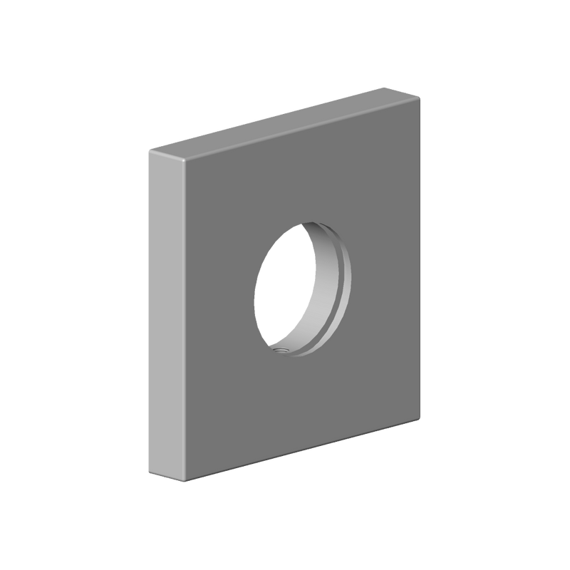Dornbracht - Rosette für Eckventil Ersatzteile 092778042 60 x 60 x 9 mm schwarz matt