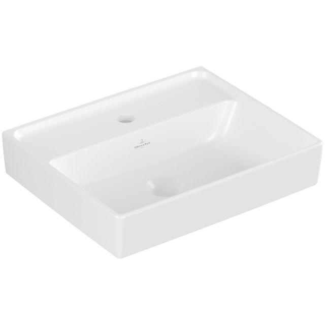 VILLEROY & BOCH - Handwaschbecken COLLARO 433446 450x370mm Eckig Stone White CeramicPlus