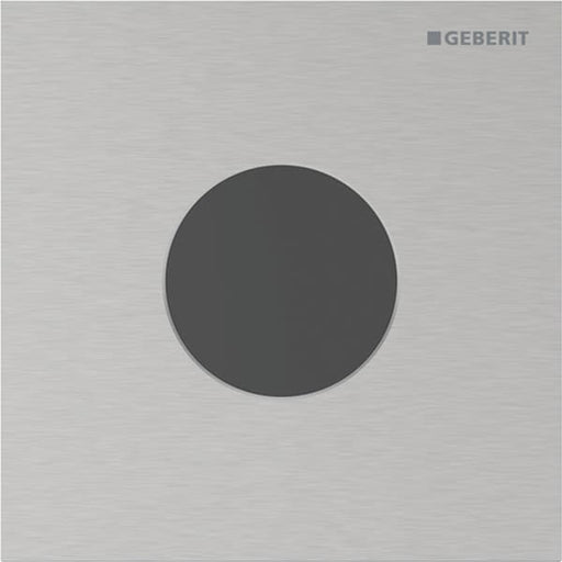Geberit Vertriebs - Typ 40 UR-Strg. m. elektron. Sp-Ausl. Netz.-Betr., Round, edelst. gebü./Etc