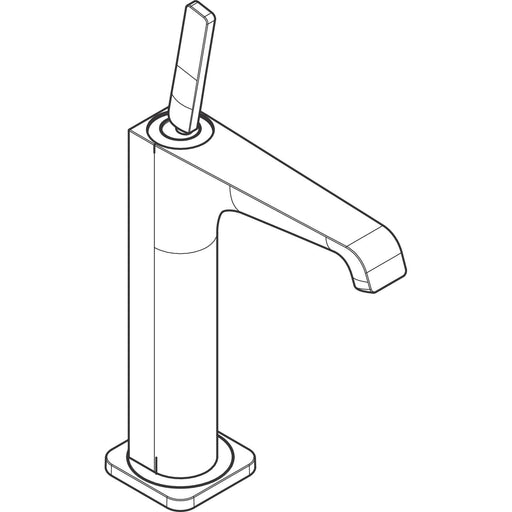 Hansgrohe - Waschtischmischer 215 AXOR CITTERIO E Highriser ohne Zugstange chrom