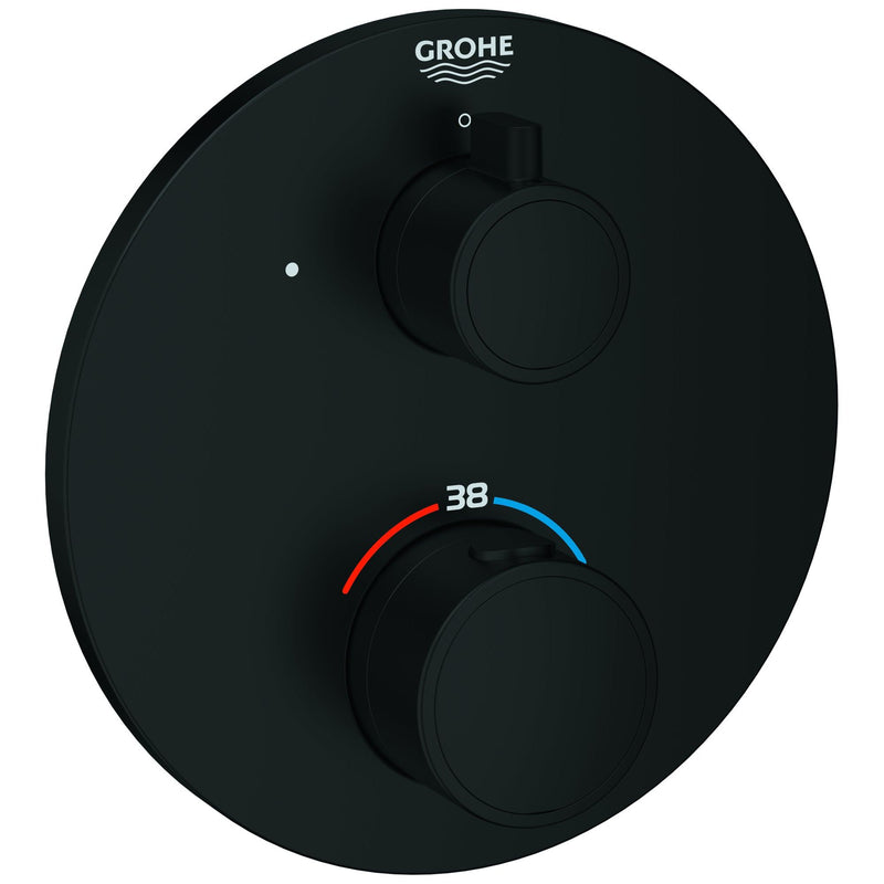 Grohe - THM-Brausebatt. Grohtherm 102212 1 Abgänge FMS für 35604 rund matte black