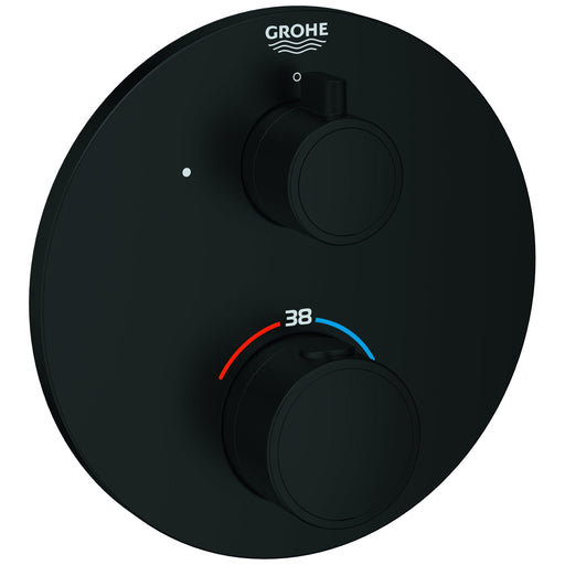 Grohe - THM-Brausebatt. Grohtherm 102212 1 Abgänge FMS für 35604 rund matte black