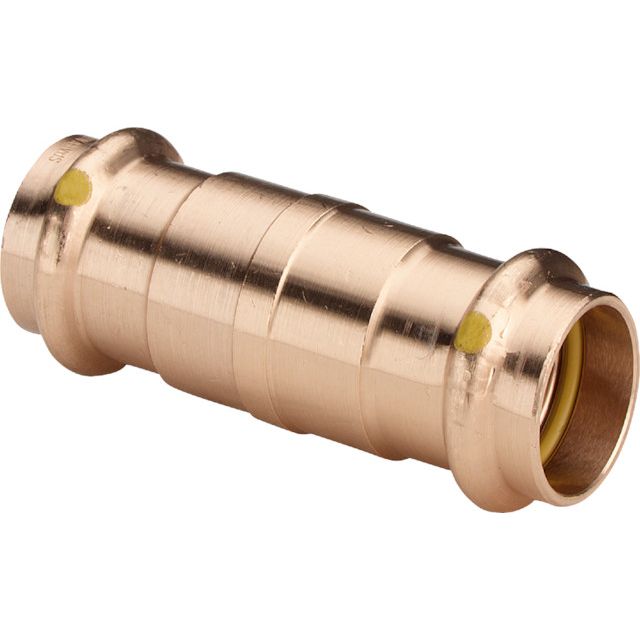 Viega - Schiebemuffe PROFIPRESS G 2615.5 für Gas 18mm Rotguss