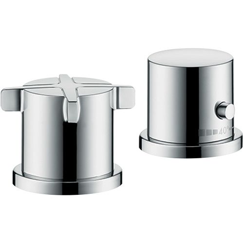 Hansgrohe - 2-Loch Thermostat AXOR CITTERIO E F-Set chrom Wannenrandmontage