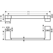 Hansgrohe - Duschtürgriff ADDSTORIS chrom