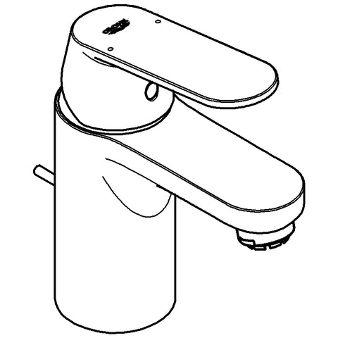 Grohe - Waschtisch EHM EUROSMART C 32955 Niederdruck Ablaufgarnitur chrom