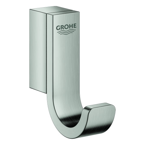 Grohe - Bademantelhaken SELECTION 41039 einfach supersteel