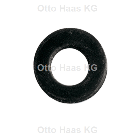 Otto Haas KG - Gummi-Dichtung schwarz 8x15x3mm