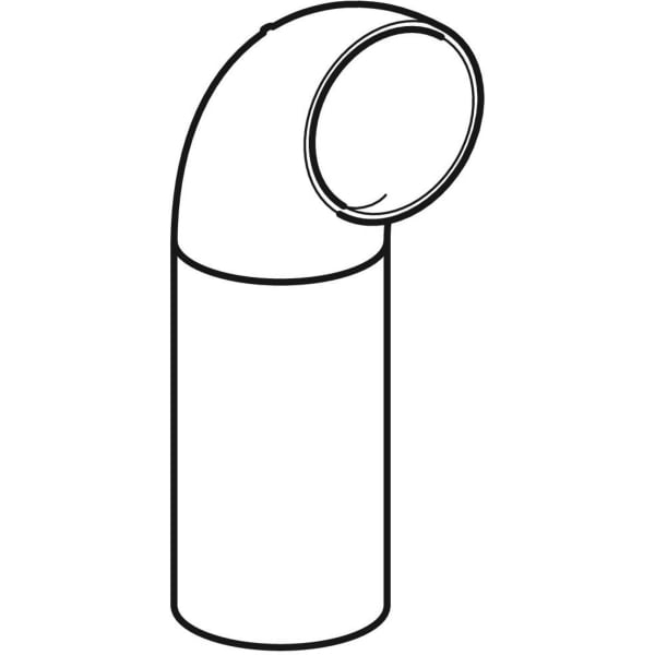 Geberit Vertriebs - PE Bogen 90Gr mit langem Schenkel d32 379.055.16.1