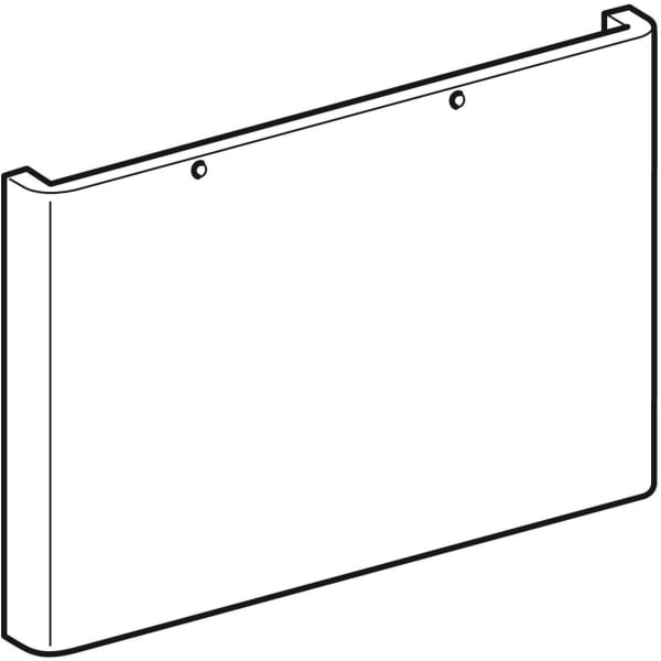 Geberit Vertriebs - Schubladenfront weiß zu MYDAY Schrank 814100