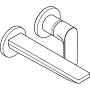 Hansgrohe - 2-Loch Waschtischmischer Unterputz Rebris E F-Set 195 mm Auslauf chrom