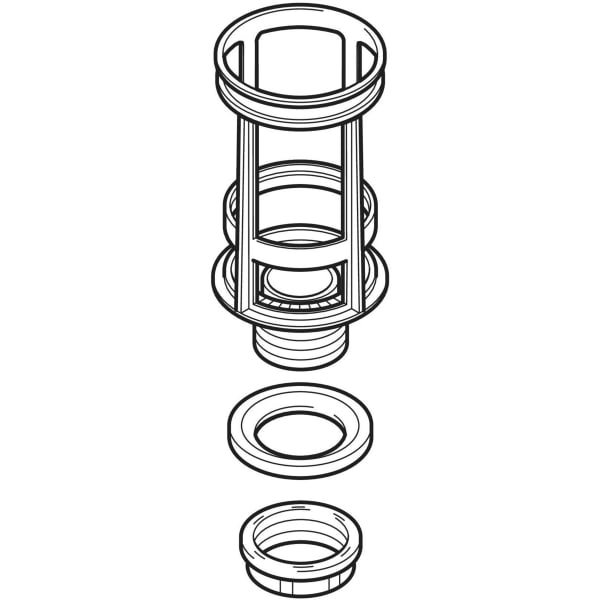 Geberit Vertriebs - Bassin zu Twinline UP-Spk 12cm