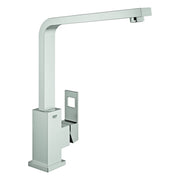 Grohe - Einhand-Spültischbatterie EUROCUBE 31255 schwenkb. Gussauslauf supersteel