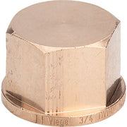 Viega - Kappe 3301 Mehrkant 11/4 IG Rotguss