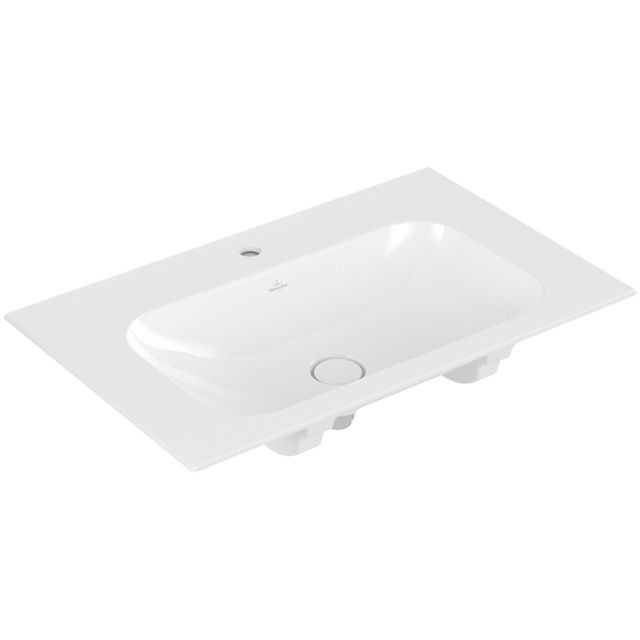 VILLEROY & BOCH - SchrankWT Finion 800x500mm re-eckig 1HL. m. verd. ÜL. Weiß Alpin cplus