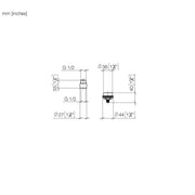 Dornbracht - Verlängerung Serienneutral 12870970 20 mm