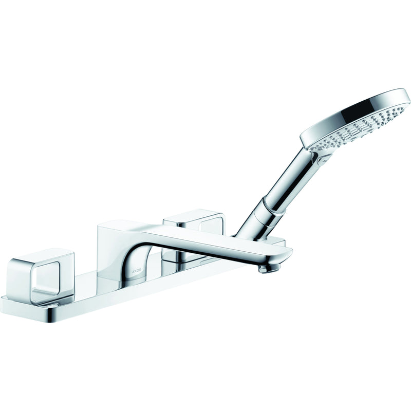 Hansgrohe - 4-Loch Wannenarmatur AXOR Urquiola F-Set für Fliesenrand chrom