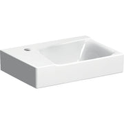 Geberit Vertriebs - Handwaschbecken XENO2, 40x28cm Hahnloch links, o. Ül