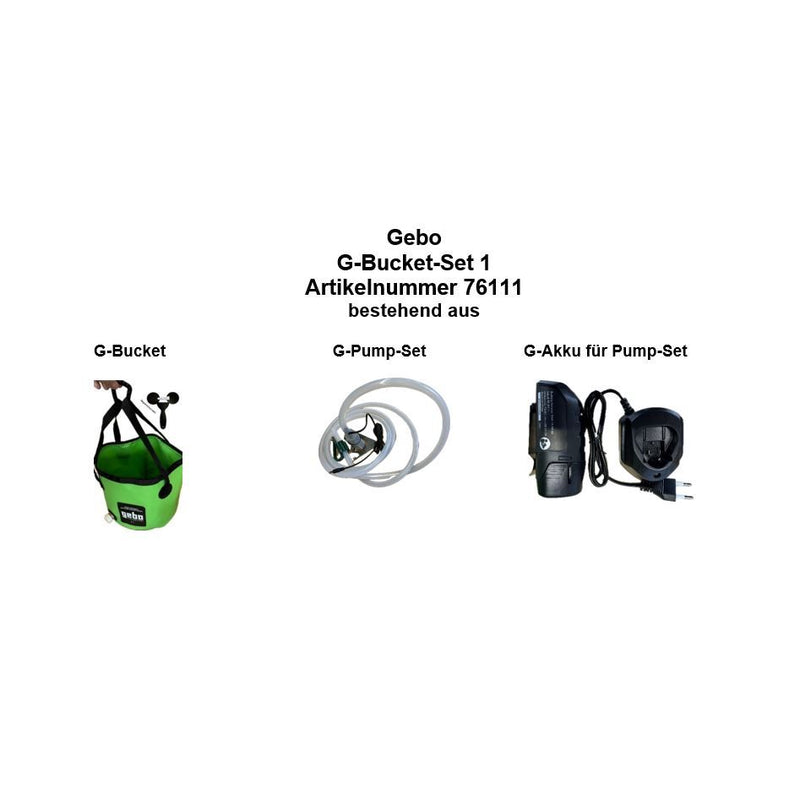Gebo - Armaturen - G-Bucket-Set 1 mit Akku