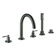 Grohe - 5-L-Wannen-Kombin. Atrio 29407 FMS Hebelgriff hard graphite gebürstet