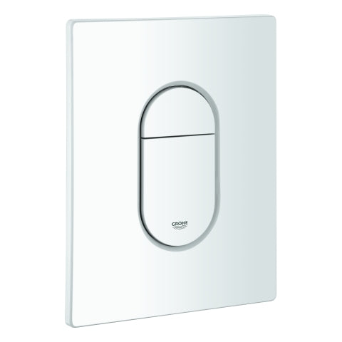 Grohe - Abdeckplatte 42378 mit Drucktaste alpinweiß