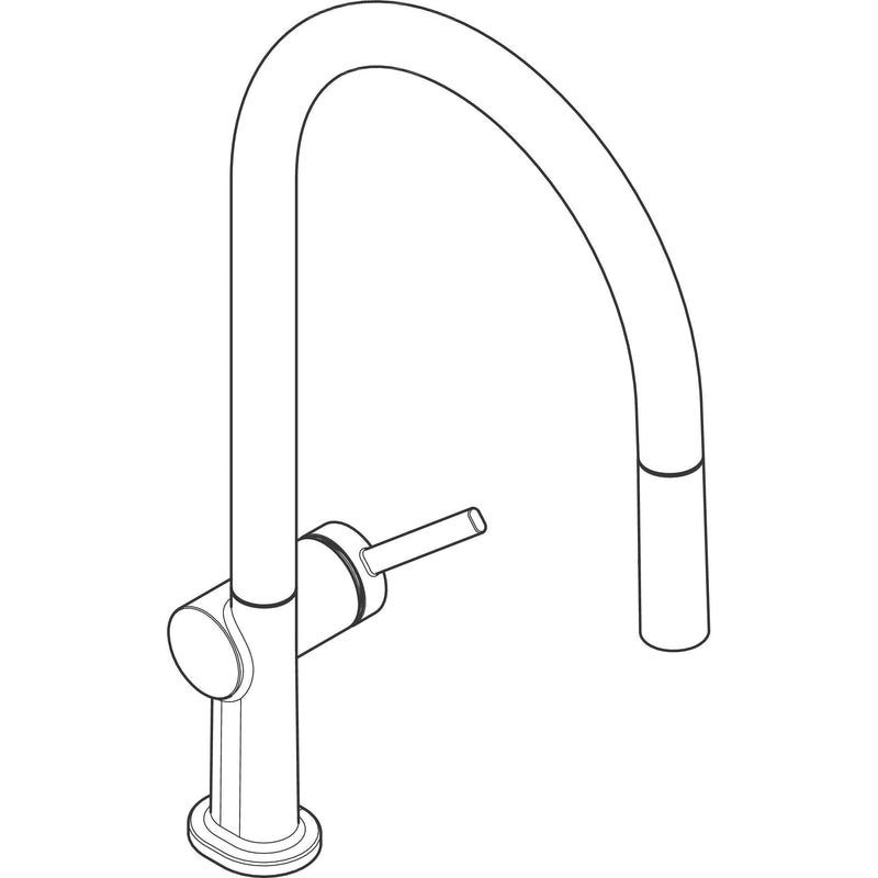 Hansgrohe - Spültischmischer 210 TALIS M54 Ausziehbrause 2jet edelstahl-optik