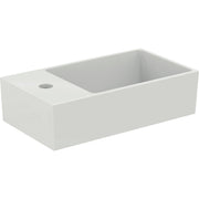 Ideal Standard - Handwaschbecken EXTRA, 1 Hl., m.Ül., Ablg.li.,450x250x150mm,geschli.,Weiß IP