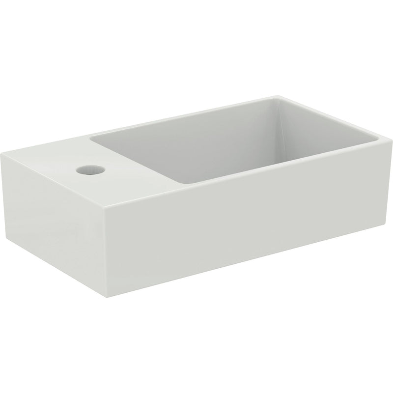Ideal Standard - Handwaschbecken EXTRA, 1 Hl., m.Ül., Ablg.li.,450x250x150mm,geschli.,Weiß IP