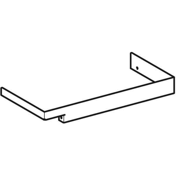 Geberit Vertriebs - Edelstahlblende zu RENOVA Nr.1 COMPRIMO Schrank 862250
