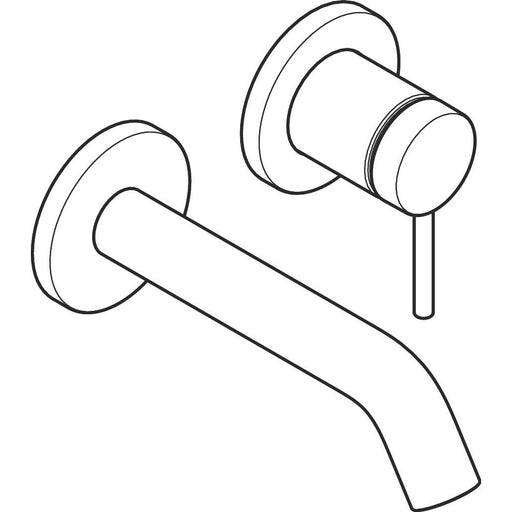 Hansgrohe - TECTURIS S 2-Loch WTM UP F-Set 165mm Auslauf brushed bronze