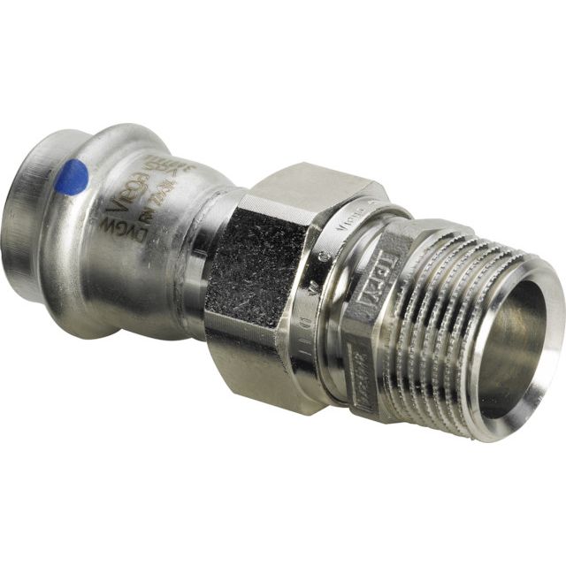 Viega - Verschraubung SANPRESS Inox 2365LF labsfrei 42mm x 11/2