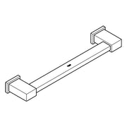 Grohe - Wannengriff ESSENTIALS CUBE 40514 340mm Metall chrom