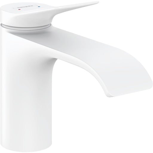 Hansgrohe - Waschtischmischer 80 VIVENIS m.Zugstangen-Ablaufgarnitur mattweiß