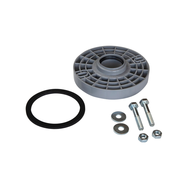 Airfit - Flanschadapter DN110x50 aus PP zum Anschluss an Gussreinigungen