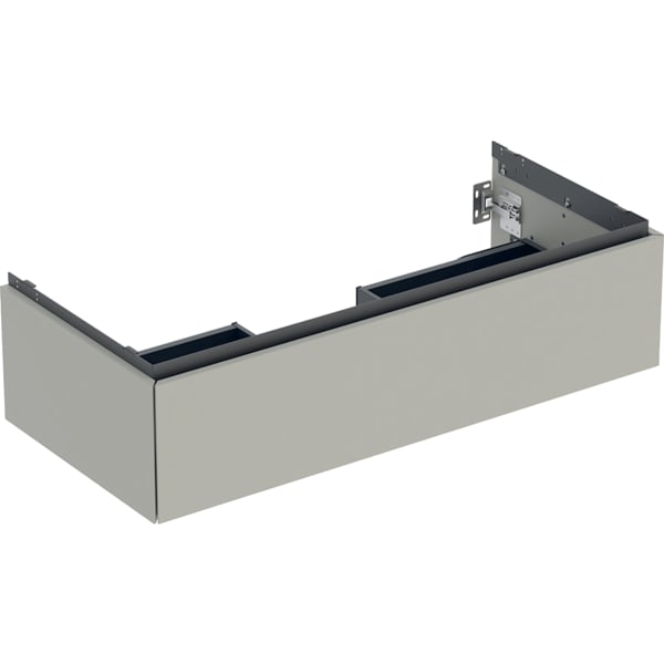 Geberit Vertriebs - ONE Unterschrank für WT/-Platte 1 Schubl., 103,6x26,6x47cm, greige matt