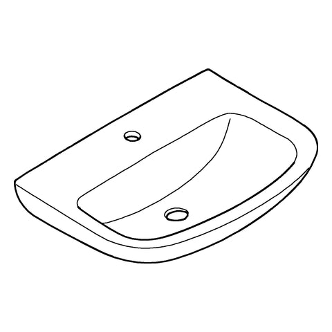 Grohe - Waschtisch Bau Keramik 39421 60cm alpinweiß