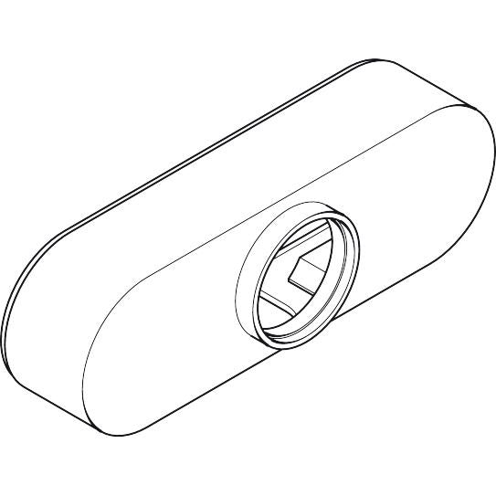 Hansgrohe - Wannen- u. Brausenmischer Aufputz Axor Abdeckhaube gelb