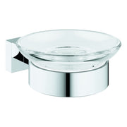 Grohe - Seifenschale mit Halter ESSENTIALS CUBE 40754 chrom