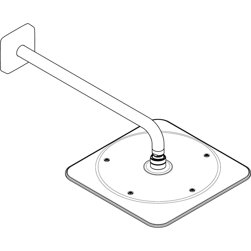 Hansgrohe - Kopfbrause 270 1jet EcoSmart Axor Citterio C mit Brausearm MSW