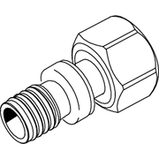 TECE SE - TECEflex Druckhülsen-Anschlussadapt. vn. 16mm x 3/4 IG, # 713616.1