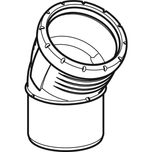 Geberit Vertriebs - Silent-Pro Bogen 30Gr d90mm