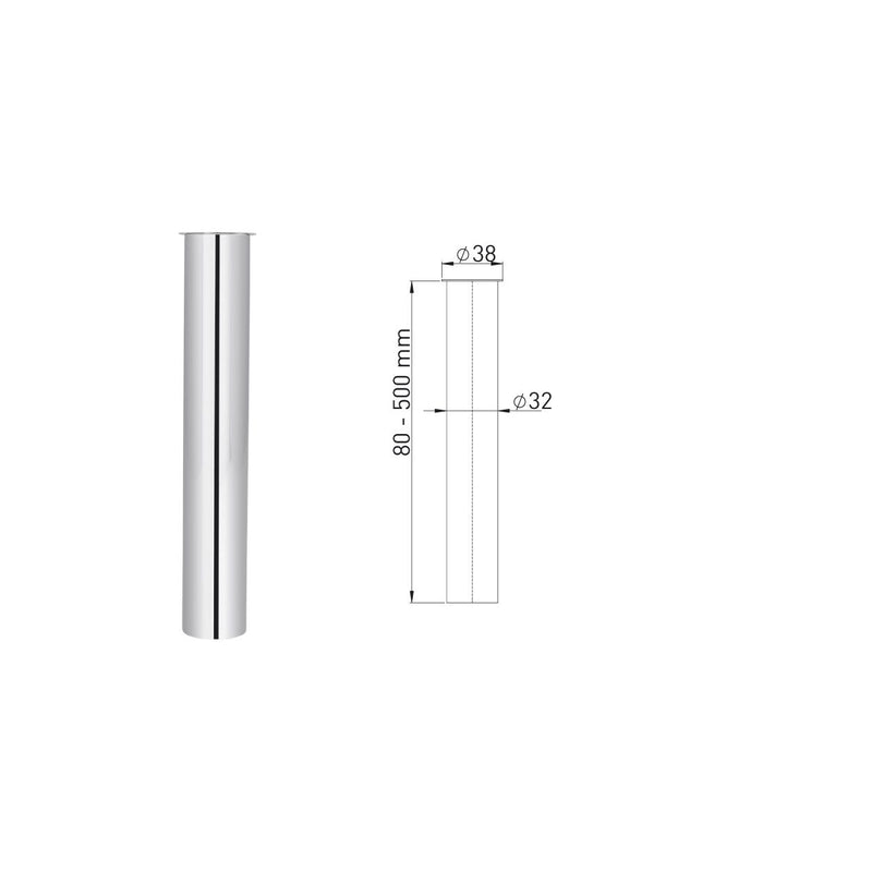 Adolf Schmidt - Basic Bördelrohr Messing vc 32x250mm