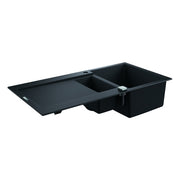 Grohe - Kompositspüle K500 31646 1,5Becken 1000x500mm mit ATF re/li granit schwarz