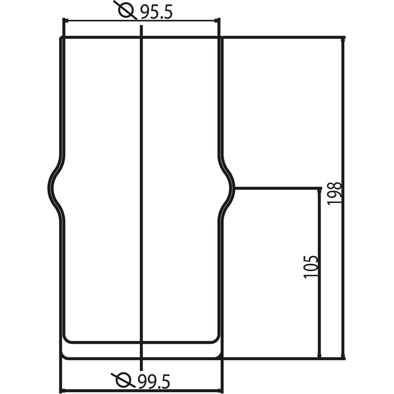 Ideal Standard - Ersatzbürstenglas JADO 599.093.000.999, opal